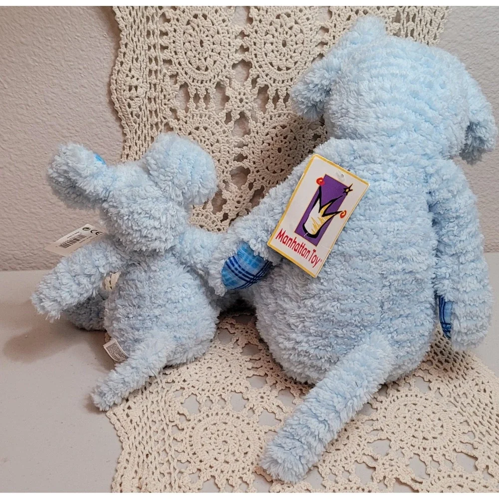 NWT Manhattan toy blue snugglees mouse and blue snugglees little mouse